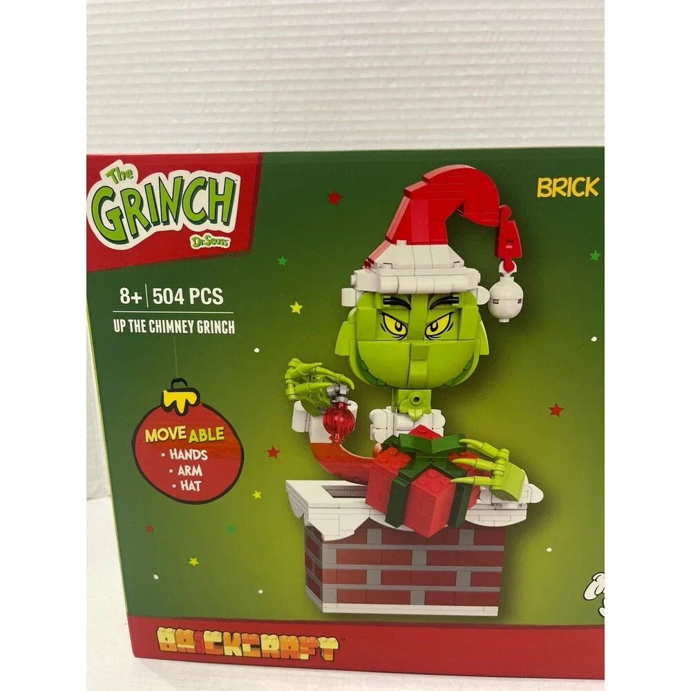 BrickCraft Up The Chimney Grinch Building Kit (504 Pieces ) Limited Edition New
